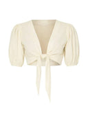 Tops minimalista con nudo frontal - ArmasStyle