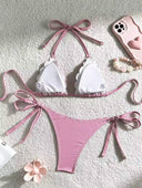 Traje de baño 2 piezas estampado a rayas - ArmasStyle