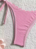Traje de baño 2 piezas estampado a rayas - ArmasStyle