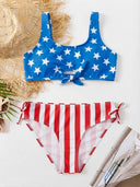 Traje de baño bikini estampado americano - ArmasStyle