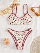 Traje de baño bikini estampado floreado - ArmasStyle