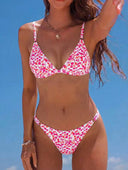 Traje de baño de 2 piezas estampado floreado - ArmasStyle