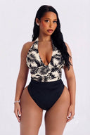 Traje de baño de una pieza estampado - ArmasStyle