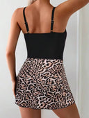 Traje de baño de una pieza estampado animal print 2 en 1 - ArmasStyle