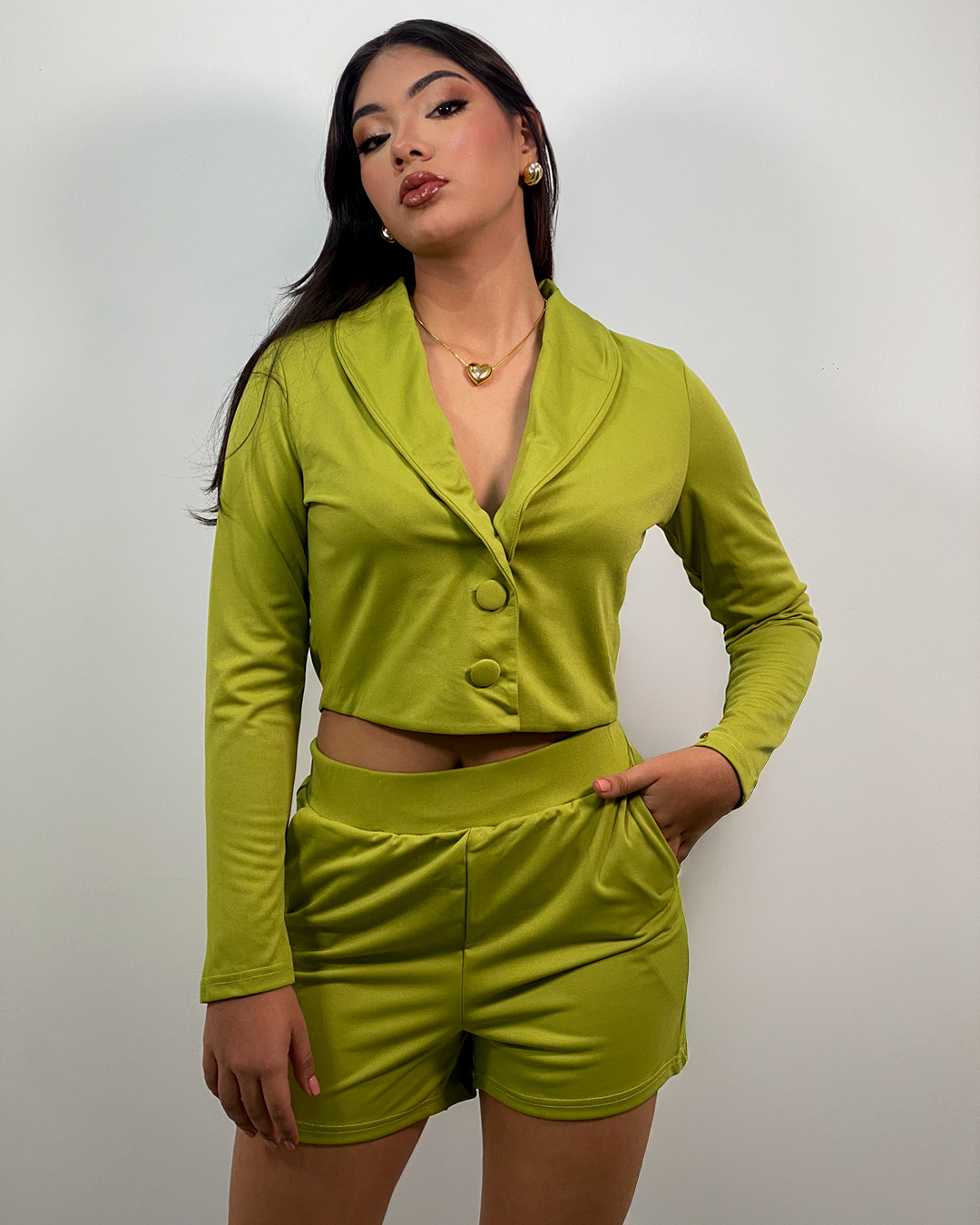 Conjunto de short y blazer