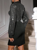 Vestido ajustado con lentejuelas - ArmasStyle