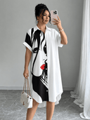 Vestido camison con estampado - ArmasStyle