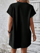 Vestido comodo holgado con letras impresas - ArmasStyle