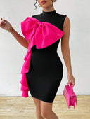 Vestido corto con lazo - ArmasStyle