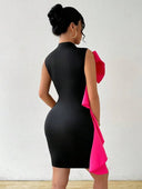 Vestido corto con lazo - ArmasStyle