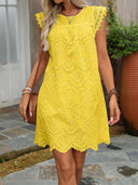 Vestido corto de ojalillo - ArmasStyle