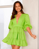 Vestido corto manga corta bombacha - ArmasStyle
