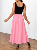 Vestido de tirante en dos tonos - ArmasStyle