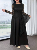 Vestido largo con encaje - ArmasStyle