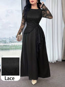 Vestido largo con encaje - ArmasStyle