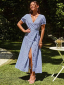 Vestido largo con estampado floral - ArmasStyle