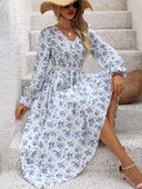 Vestido largo de mujer estampado estilo bohemio - ArmasStyle