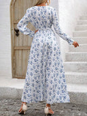 Vestido largo de mujer estampado estilo bohemio - ArmasStyle