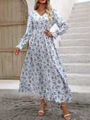 Vestido largo de mujer estampado estilo bohemio - ArmasStyle