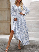 Vestido largo de mujer estampado estilo bohemio - ArmasStyle