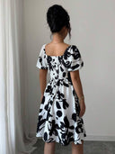 Vestido largo de mujer versatil estampado - ArmasStyle