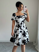 Vestido largo de mujer versatil estampado - ArmasStyle