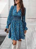 Vestido manga larga estampado - ArmasStyle