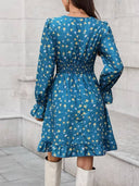 Vestido manga larga estampado - ArmasStyle
